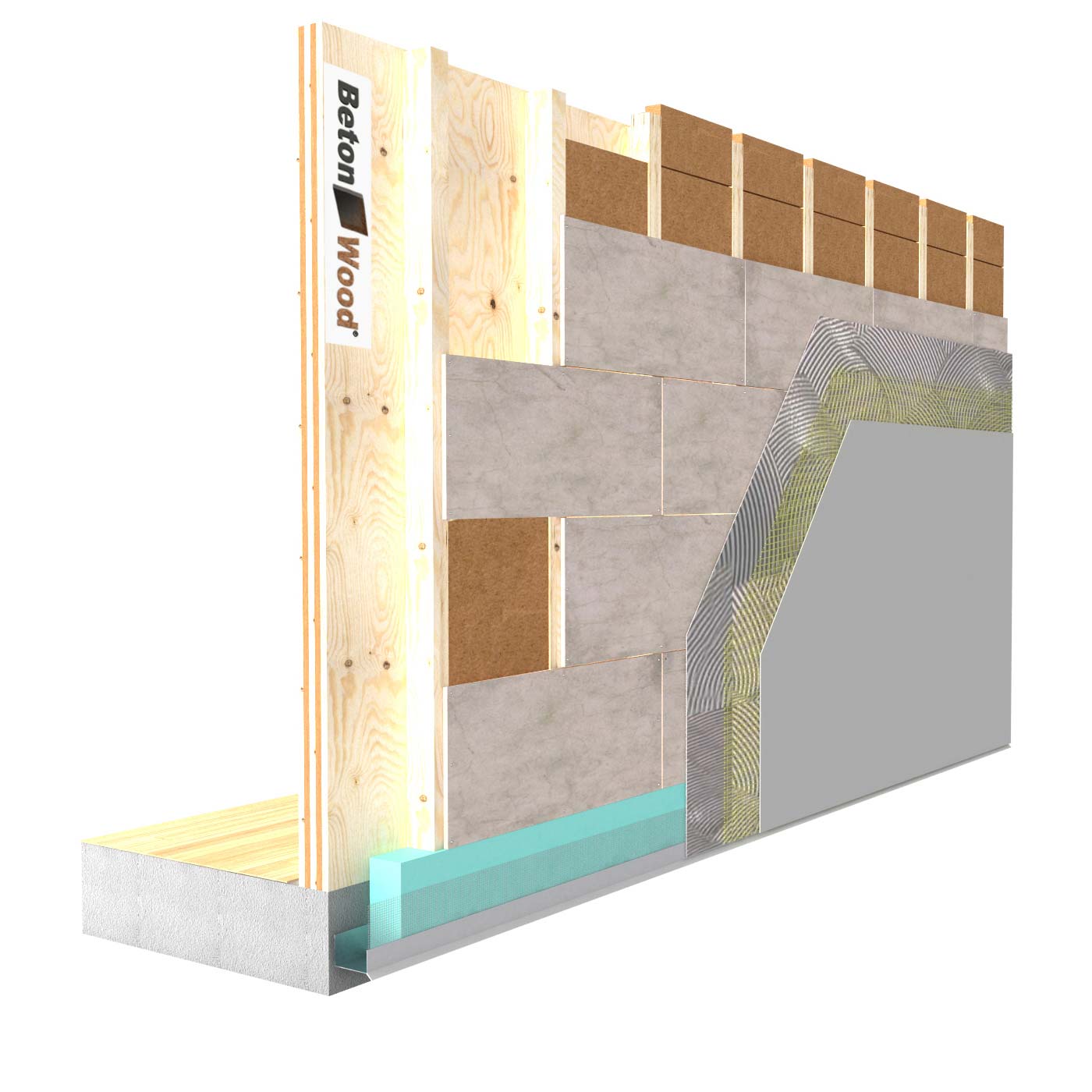 Isolamento a parete esterna in fibrolegno Therm su legno