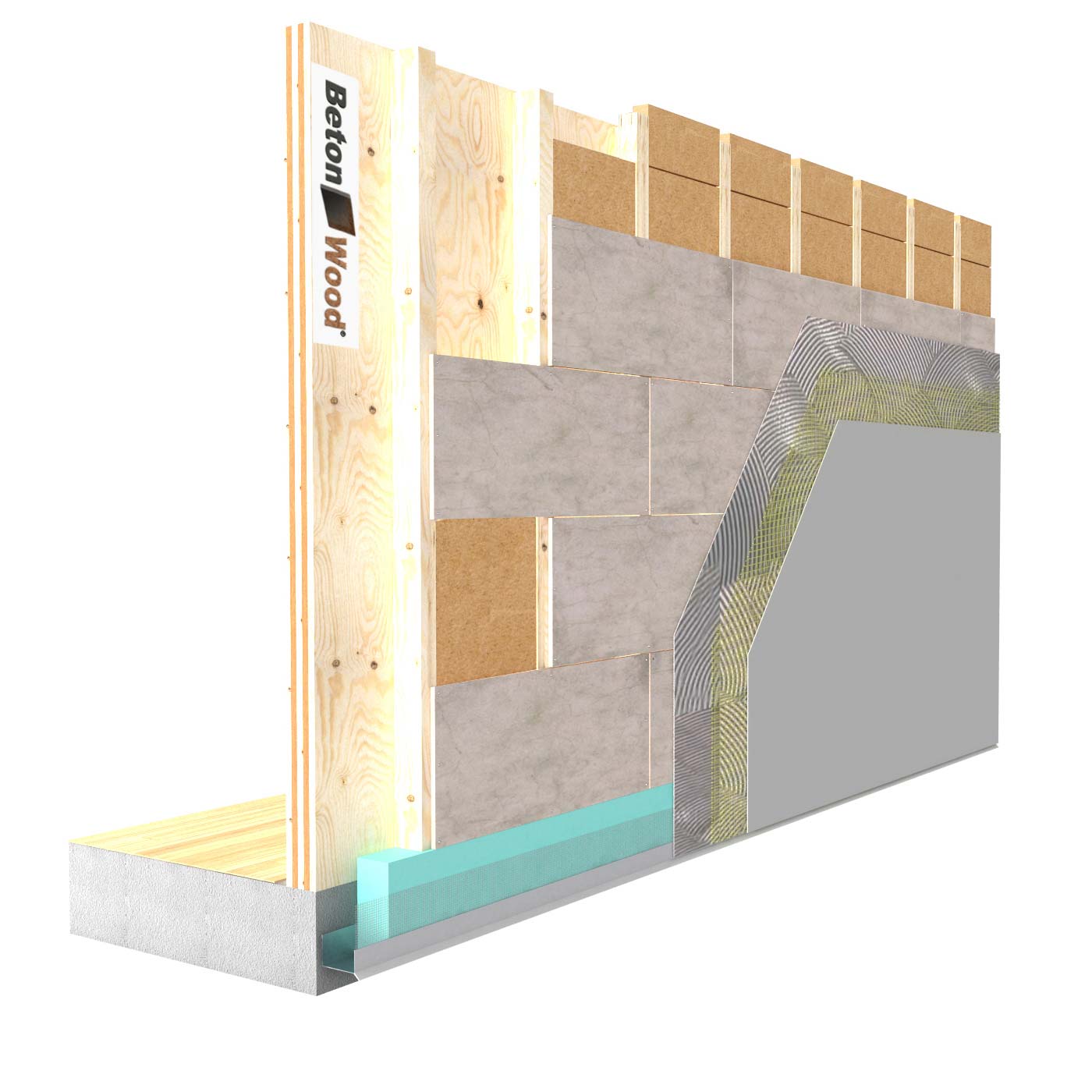 Isolamento a parete esterna in fibrolegno Therm dry su legno