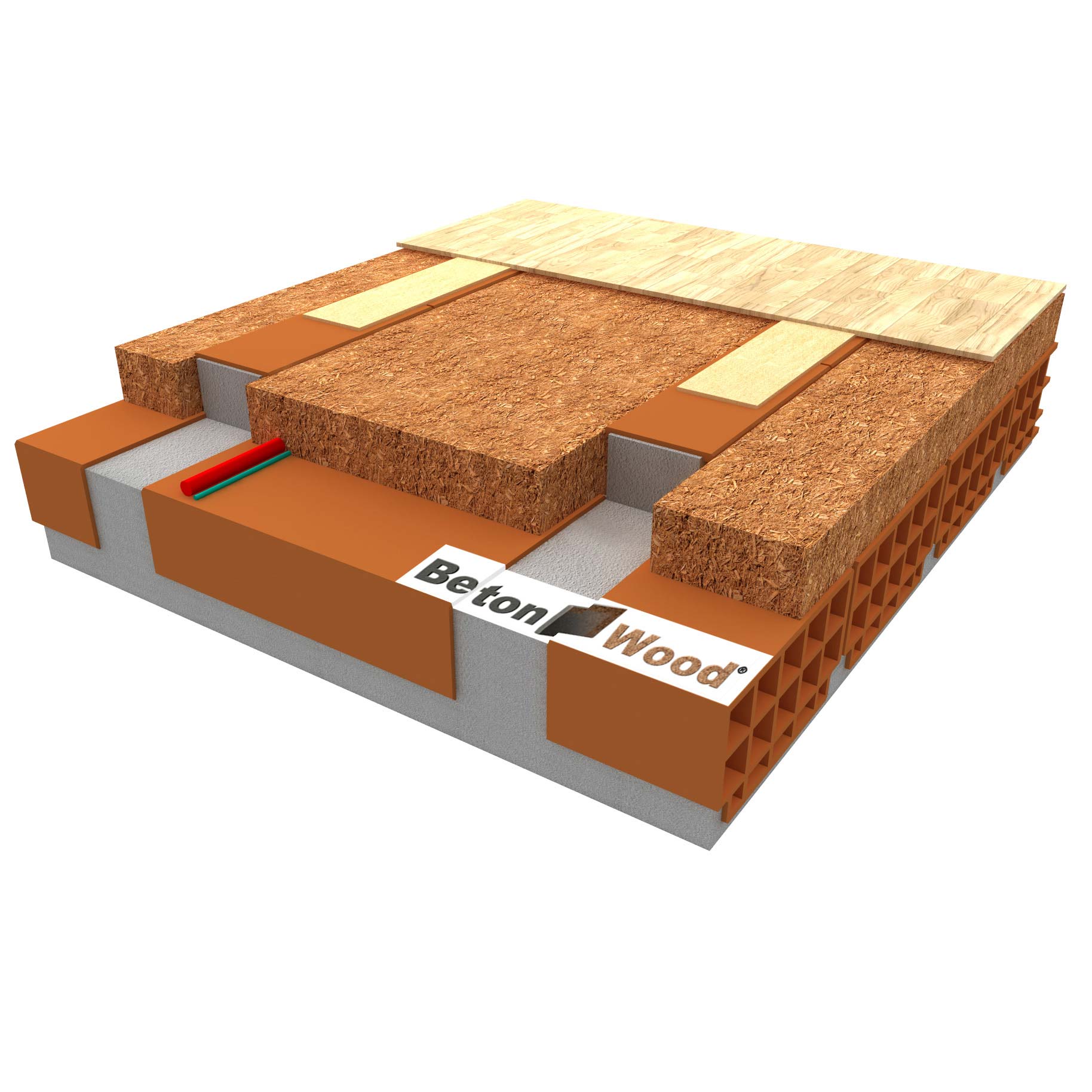 Solaio con isolamento FiberTherm Flex